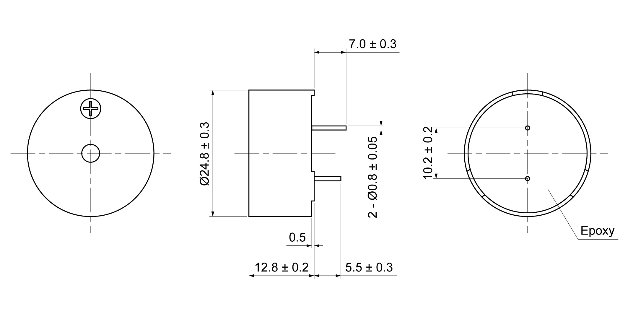 MT2512-10E12-115P Mechanical Drawing